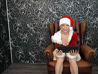 Small-titted Svenja retells the Christmas story in this full movie with cum and big cock