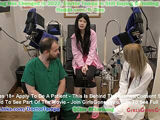 doctor tampa humiliates new student Alexandria wu in hospital gyno exam