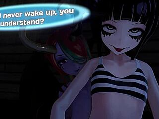 Uncensored 3D Hentai Game with Monster Girls for Halloween Night