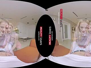 VR porn featuring a British cock lover in action