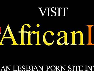 African lesbians indulge in sensual fingering and pussy licking