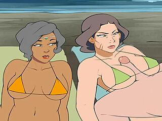 Cartoon porn video: DOWNLOAD NOW: Busty women get boob fucked in 4 elements trainer book 5