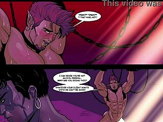 Animated gay sex scenes where a super hero gets his anus drilled