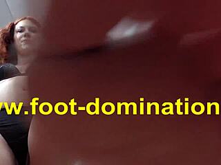 Toe sucking and foot domination in BDSM scene