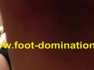 Toe sucking and foot domination in BDSM scene