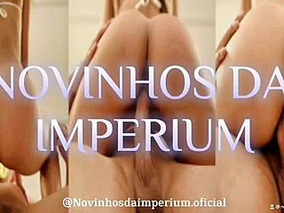 This hot video shows Novetinha’s lingerie storefront getting a facial