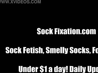 My feet and socks get filthy during femdom domination