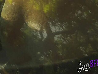 lezzie bff perfect view above the river