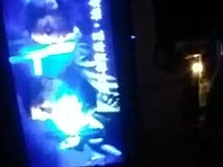 Bbw takes big black cock in the dark.