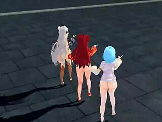 Virtual YouTubers Celebrate Chinese New Year in MMD Style by Hiro Kumano