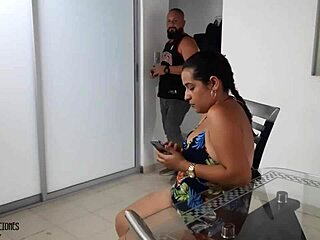 Taboo Family – Blowjob and Cum on MIL’s Tummy Part 1