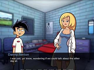 Danny Phantom and Blondie's steamy date in Amity Park