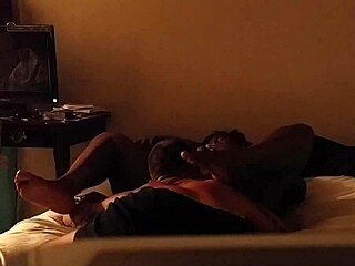 Interracial couple enjoys foreplay and sex in HD video