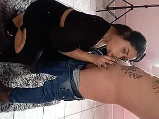 I took Soraya Castro to work and we almost got caught fucking by her boss