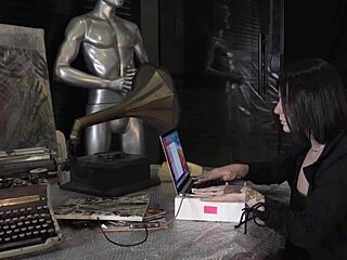 thalia senna performs capoeira with client at work