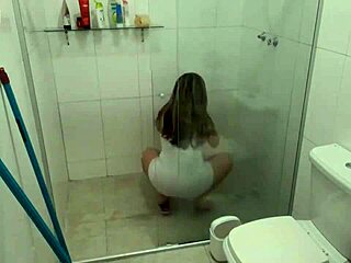 Hot Naughty Woman Shows Off During Cleaning, Teasing With Fetish Moves