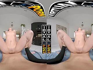 Hot babes riding cock in virtual reality compilation