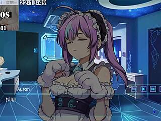 ai nurtures machine girl in anime sex