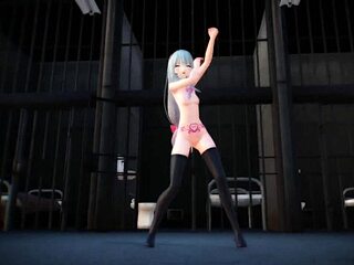 cartoon dance clip: sagiri izumi in raspberry monster toon