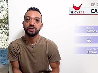 big cock man in first porn casting interview