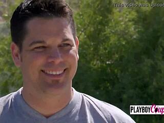 Husband Teases Wife's Pussy Before Swingers Party