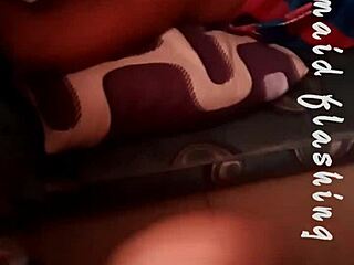 Whytehawk Delivers Quick Creampie Behind Ebony Maid