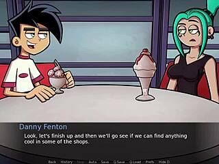 Danny Phantom's erotic journey continues with redhead and ebony characters