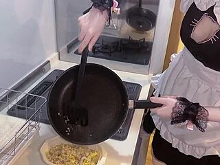 Maid cosplay service with seductive hidden menu tricks