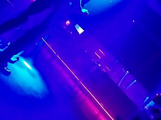 Gogoboy and his brunette partner dance and have sex in a Brazilian club