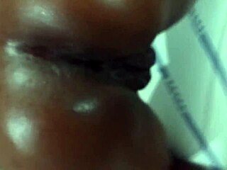 I fucked the skinny black slut's pussy without a condom as she begged.