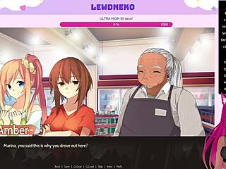 vtuber lewdneko gets naughty in highway blossoms game part 1 😈