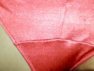 Orange satin panties fucking and cumshot 😏💦