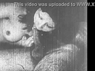 Vintage Beauty Bent Over in Outdoor Antique Scene with Hairy Natural Tits in Doggy Style