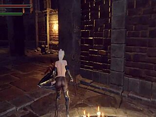 Let's play the knight girl and dungeons part 1 with asian shaved pussy