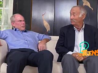 Gorgeous Teen Rides Monster Cock to Please Old Dude