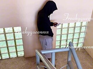 Caught my tenant masturbating so i asked him to fuck me or i report him