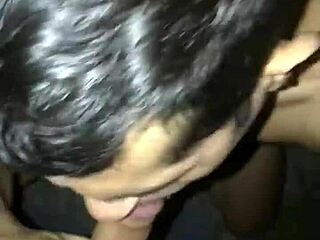 Daily blowjob diary: sucking follower's monster cock with choking and gagging at gloryhole