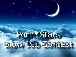i-i watched porn stars sucking cocks in a blowjob contest