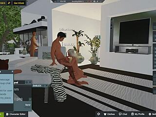 MILF and wife in 3D chat room