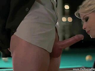 wild cfnm blowjob ends with messy facial cumshot, damn crazy!