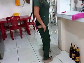 Naughty Nurse Undresses For Patient In Hospital