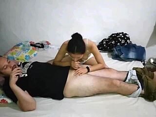 Ex-Girlfriend of My Best Friend Gives Amazing Blowjob