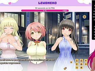 Love Cube Bagian 3 menampilkan gameplay menggoda Vtuber Lewdneko