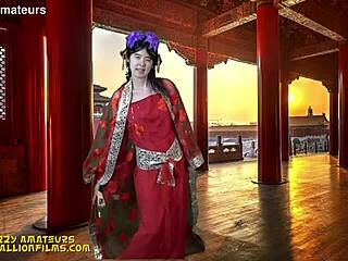 The vixen from Egypt, Alexandria Wu, in the last royal harem of China