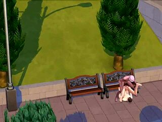 Sims 4: Gay romance in the park