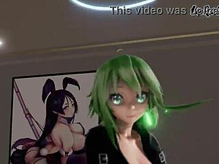 Explicit videó egy énekbabával MMD-ben, anime ihlette