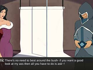 Angry blowjob from hot Sessy Korra in Cummy Bender episode 4