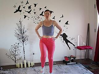 I’m Loving Guiding My Cute Girlfriend Through Yoga Moves Today