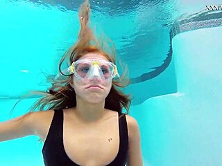 Katya Nakolkina's seductive underwater session in pool