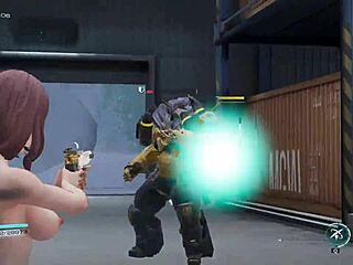 Haru goes fully naked to solo the main storyline extra level in Snow Realm Dangerous Path